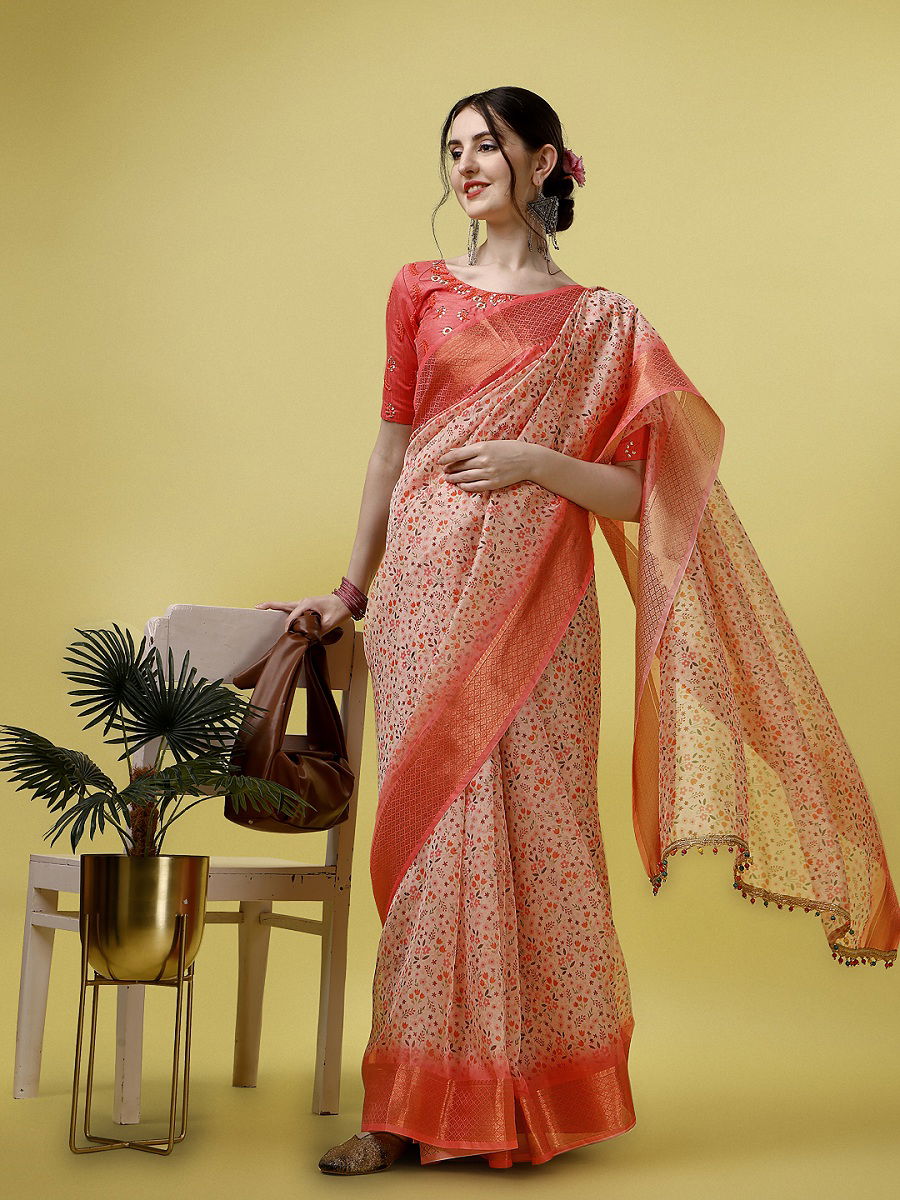 Sutram Hit Colour 15 Printed Party Wear Sarees Catalog
